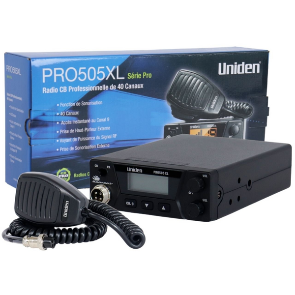 Radio PX Uniden PRO-505XL Series PRO 40 Canais
