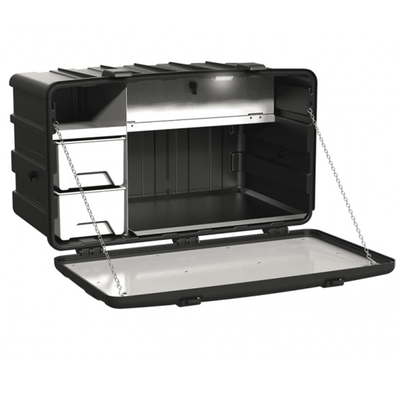 Caixa de Ferramentas 1,10m- com tampa interna Inox