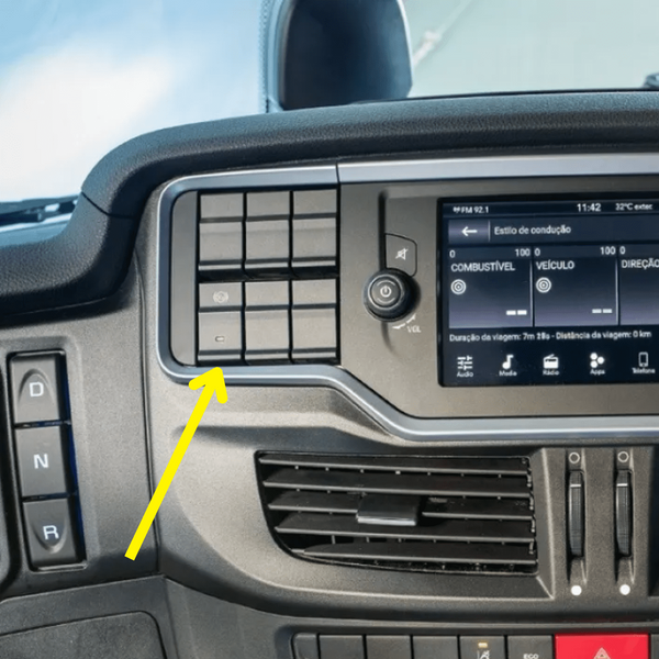 Tampa da Tecla do Painel Iveco S-Way