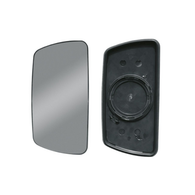 Vidro com Base do Espelho Retrovisor Inteiro Iveco Hi-Way Tector 9.190 11.190 - Convexo