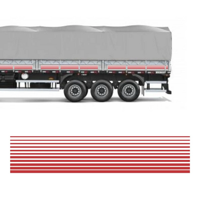 Faixa Adesivo para Carreta do Scania 112 - 4 Eixos
