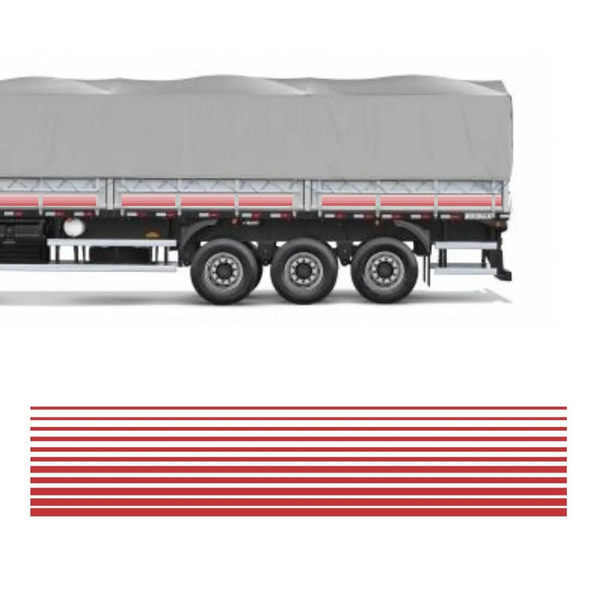 Faixa Adesivo para Carreta do Scania 112 - 4 Eixos