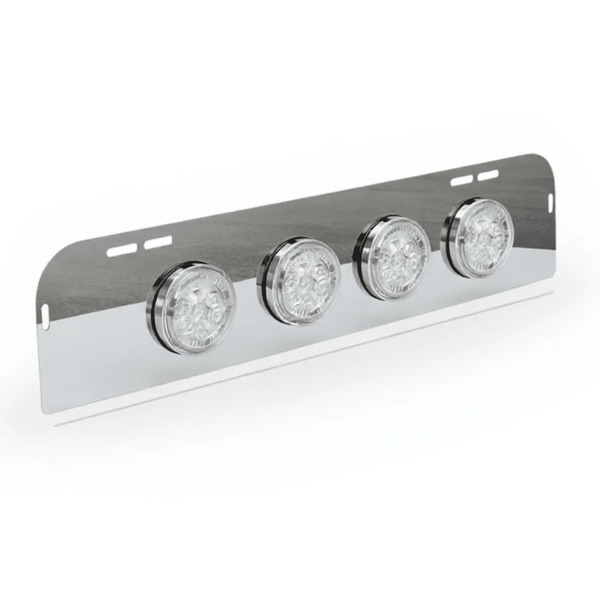 Acabamento Túnel Traseiro Cabine Volvo New FH - (4 Lanternas LED 125mm)