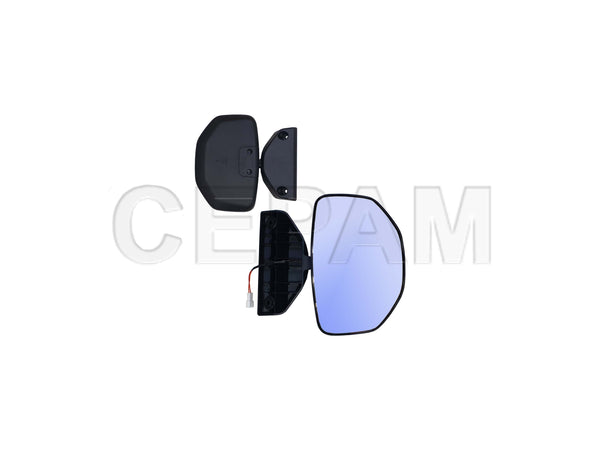 Retrovisor de Rampa Lateral com Desembaçador Iveco S-Way - foto do fabricante Cepam
