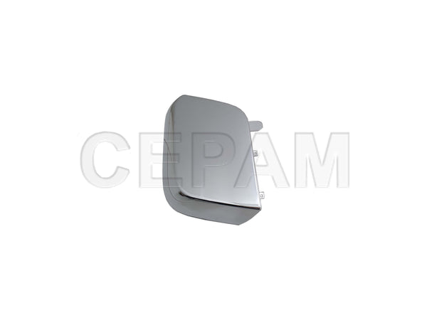 Capa Menor Retrovisor New Mercedes-Benz Actros (após 2020) (cromado) Lado Direito - foto do fabricante Cepam