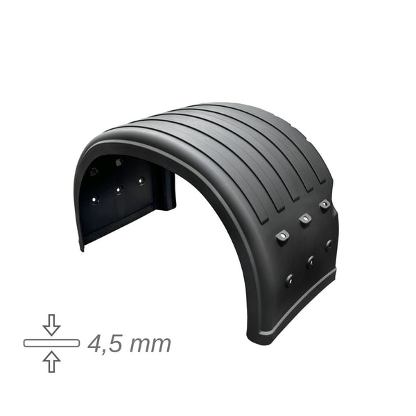 Paralama Scania NTG Preto Chapa 4,5 mm