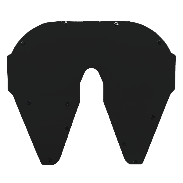 Protetor Deslizante de Quinta Roda Jost JSK38C - Pino 2" - Preto