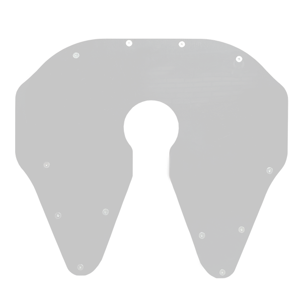 Protetor Deslizante de Quinta Roda Jost JSK38C - Pino 3.1/2" - Branco