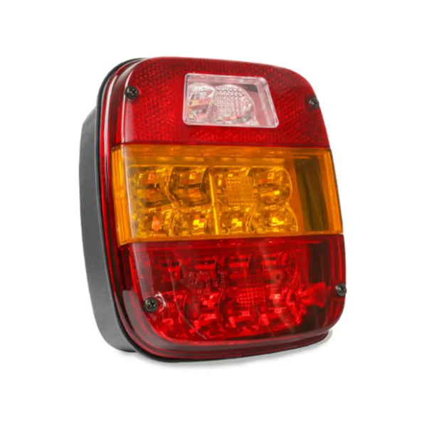 Lanterna Traseira LED Bivolt Lente Lisa