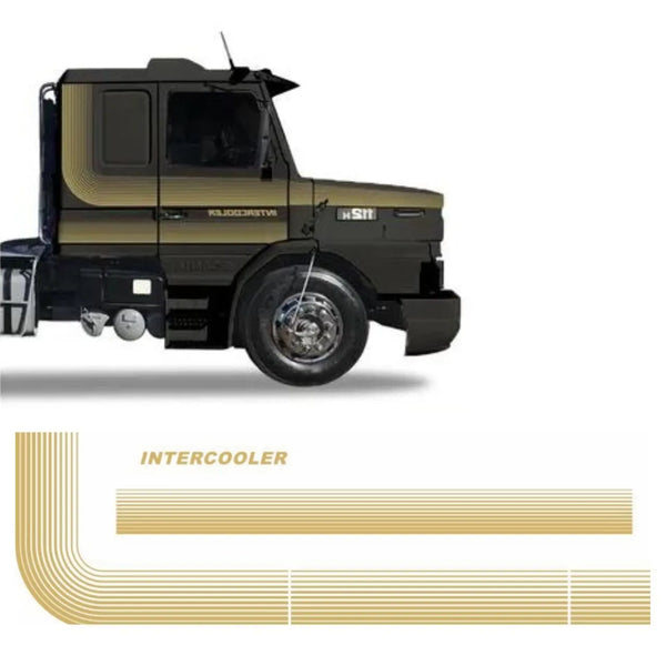 Faixa Lateral Adesivo Scania 112 1986 T