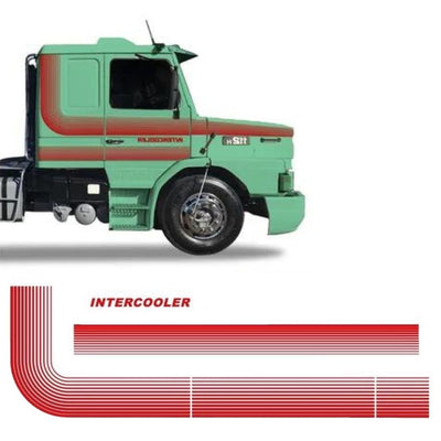 Faixa Lateral Adesivo Scania 112 1986 T