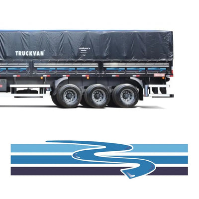 Faixa Adesivo para Carreta do Scania 98 S4 Série 4 - Modelo S