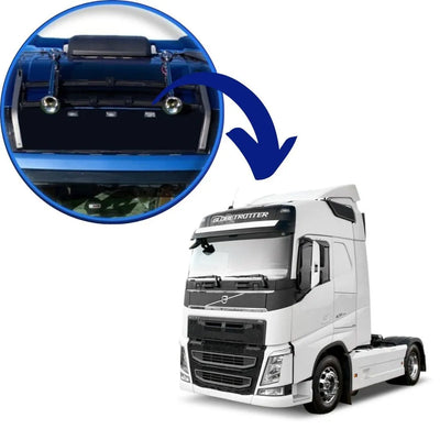 Trilho de Teto para Volvo New FH - Fibroplast