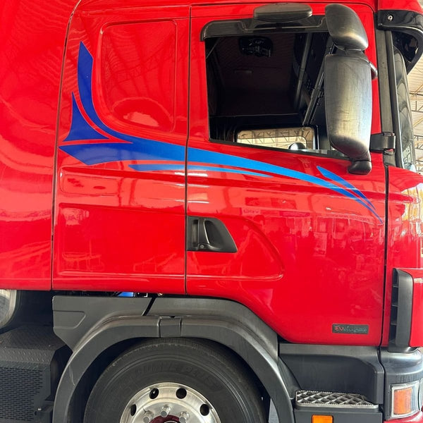 Faixa Lateral Adesivo Scania 2006 Evolução