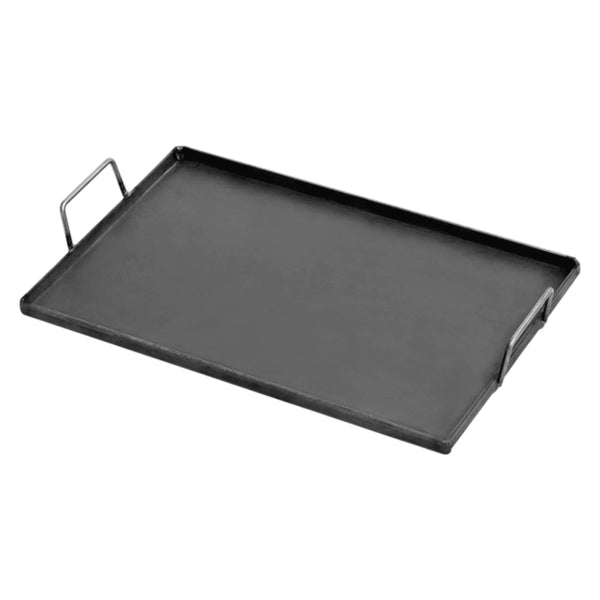 Chapa de ferro para fogareiro simples - com alça lateral
