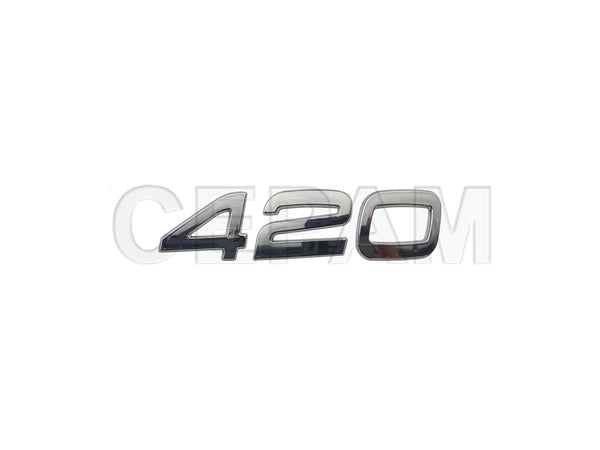 Letreiro 420 Volvo FM / FH12 (2005 a 2010) ( Cromado ) - foto do fabricante Cepam