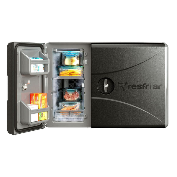 Geladeira Externa Duplex Duas portas 110 Litros 12v 24v Resfriar - Digital