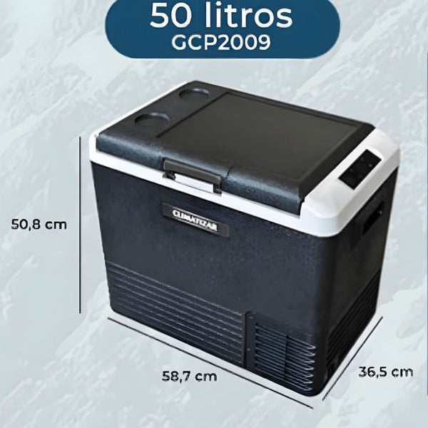 Geladeira Interna 50 Litros 12v 24v 110v 220v Climatizar