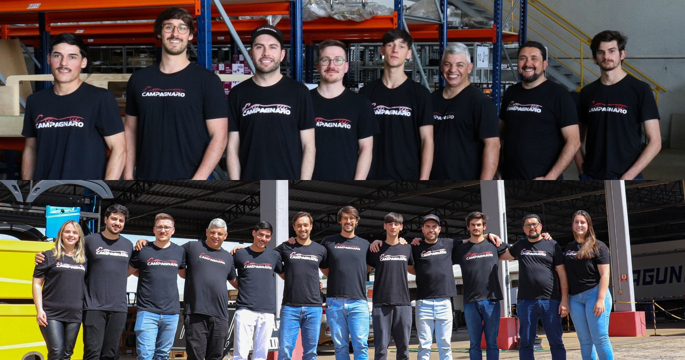 Equipe da Campagnaro Truck Center em Vacaria RS — especialistas em manutenção de caminhões