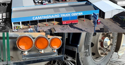 Restauração e funilaria de caminhões na Campagnaro Truck Center — Vacaria RS