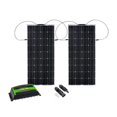 Kit Painel Solar Flexível 200w para Caminhão