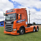 Carenagem Side Skirt Lateral Scania NTG Entre eixo 3550 mm Escapamento Central - Fibroplast