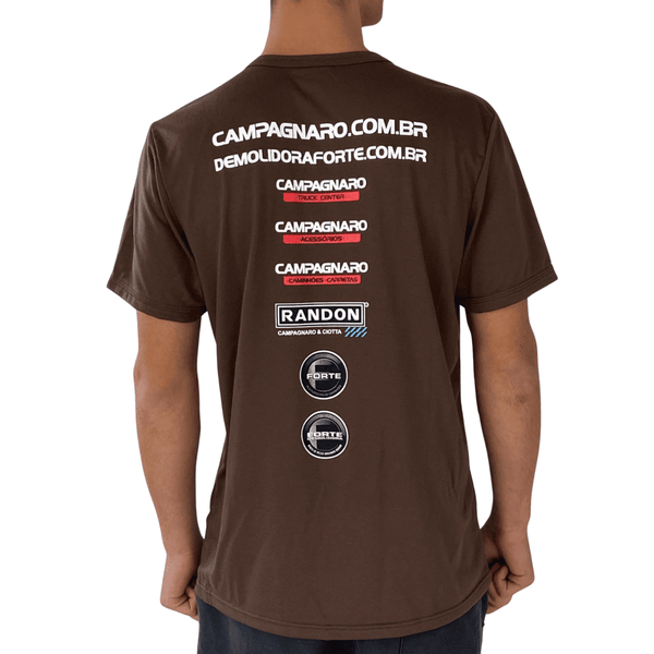 Camiseta Campagnaro Marrom Caminhoneiro Oficial