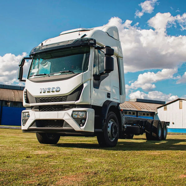 Defletor De Ar Iveco Tector Cabine Alta Completo - Fibroplast