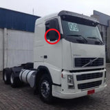 Vidro com Base do Espelho Retrovisor Volvo FH FM NH até 2009 - Menor