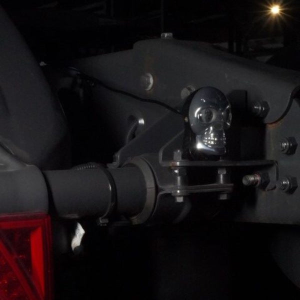 Farol Auxiliar Caveira Led Rgb Bivolt Automotivo Caminhão