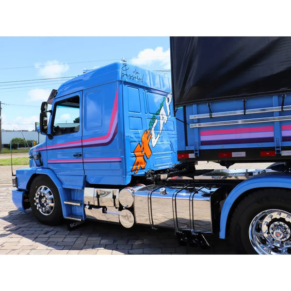 Tanque de Combustível Inox 294 Litros Scania T R 113 143 (Lado Esquerdo)