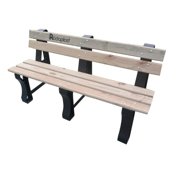 Banco de madeira com 3 Lugares Modelo Standard - Rodoplast