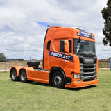 Carenagem Side Skirt Lateral Scania NTG Entre eixo 3550 mm Escapamento Central - Fibroplast