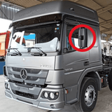Vidro com Base do Espelho Retrovisor Mercedes-Benz Axor Atego 2014 até 2021