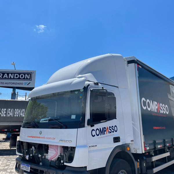 Lâmina Tapa Sol Mercedes-Benz Atego Cabine Baixa 2013 a 2021