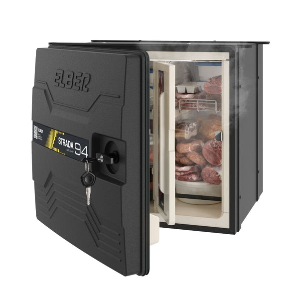 Geladeira Caminhão Externa 94 Litros Big 12v 24v Elber - Bege