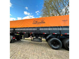 Lona de Vinil Vinilona 14,7 x 4,7 Laranja para carreta (Sob encomenda)