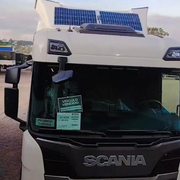 Kit Painel Solar Flexível 140W para Caminhão