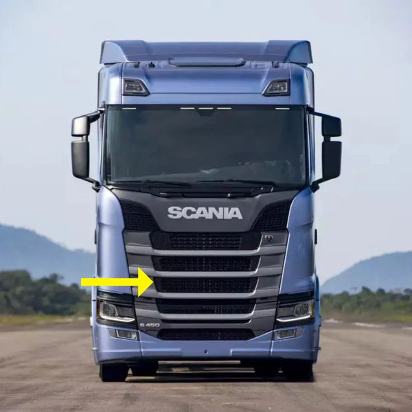 Tela da Grade Fontal Superior Scania NTG 2019 em diante - Vão Superior