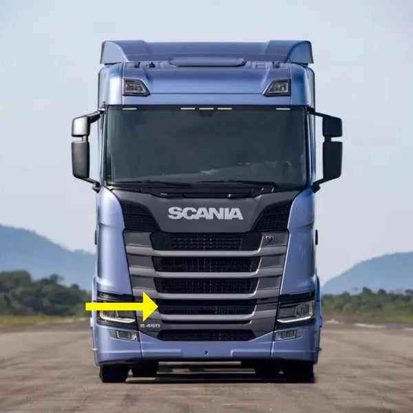 Tela da Grade Fontal Intermediária Scania NTG 2019 em diante