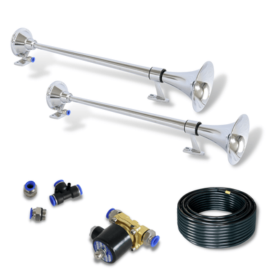 Kit instalação de Buzina Marítima 74 cm (Acompanha Válvula solenoide) - 12 mm