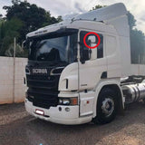 Vidro com Base do Espelho Retrovisor Auxiliar Scania S5 - Unilateral