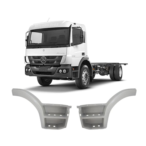 Paralama Estribo Mercedes-Benz Atego Ano 2006 a 2012 - Fibra