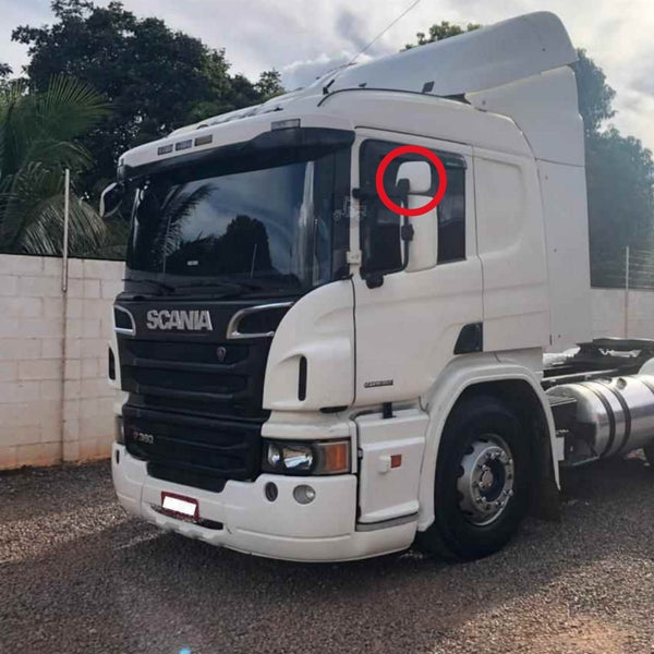 Espelho Retrovisor Auxiliar Scania S5 P250 P270 P310 P340 P360 até 2018