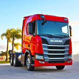 Tampa Catalisador Scania NTG com Recorte para Saída do Escapamento Lisa