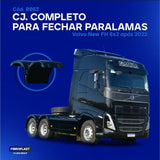 Conjunto Completo para fechar Paralamas Volvo New FH 6x2 à partir de 2022