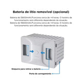 Kit Bateria Removível + Geladeira 9 litros