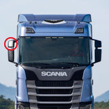Vidro com Base do Espelho Retrovisor Auxiliar Scania NTG - Convexo