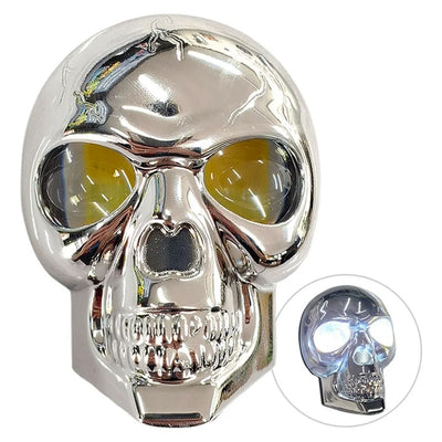 Farol Auxiliar Caveira Led Rgb Bivolt Automotivo Caminhão