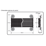 Itinerário Letreiro Ledway 6 linhas - Climatizar